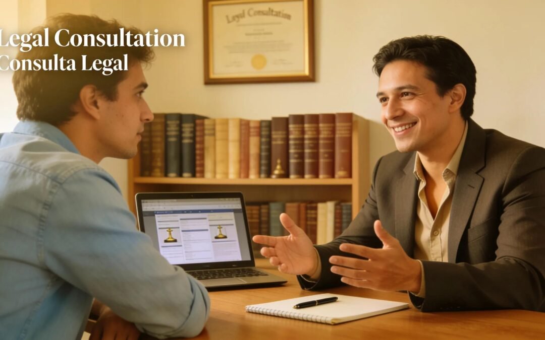 Legal consultation with attorney in Orlando, Florida, discussing criminal defense strategies.